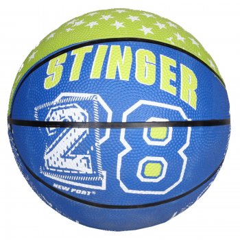 Basketbalov lopta MERCO Print Mini ve. 3 - modr - zelen